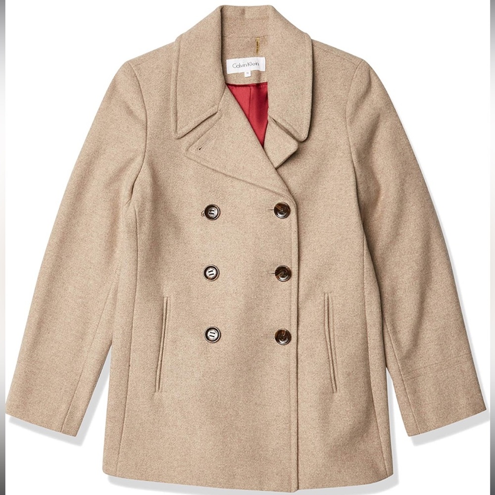 Calvin Klein Women's Double Breasted Peacoat